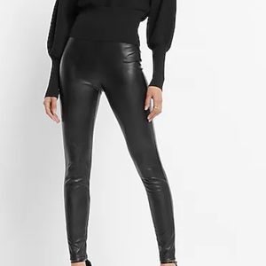 Express Vegan Leather Leggings
